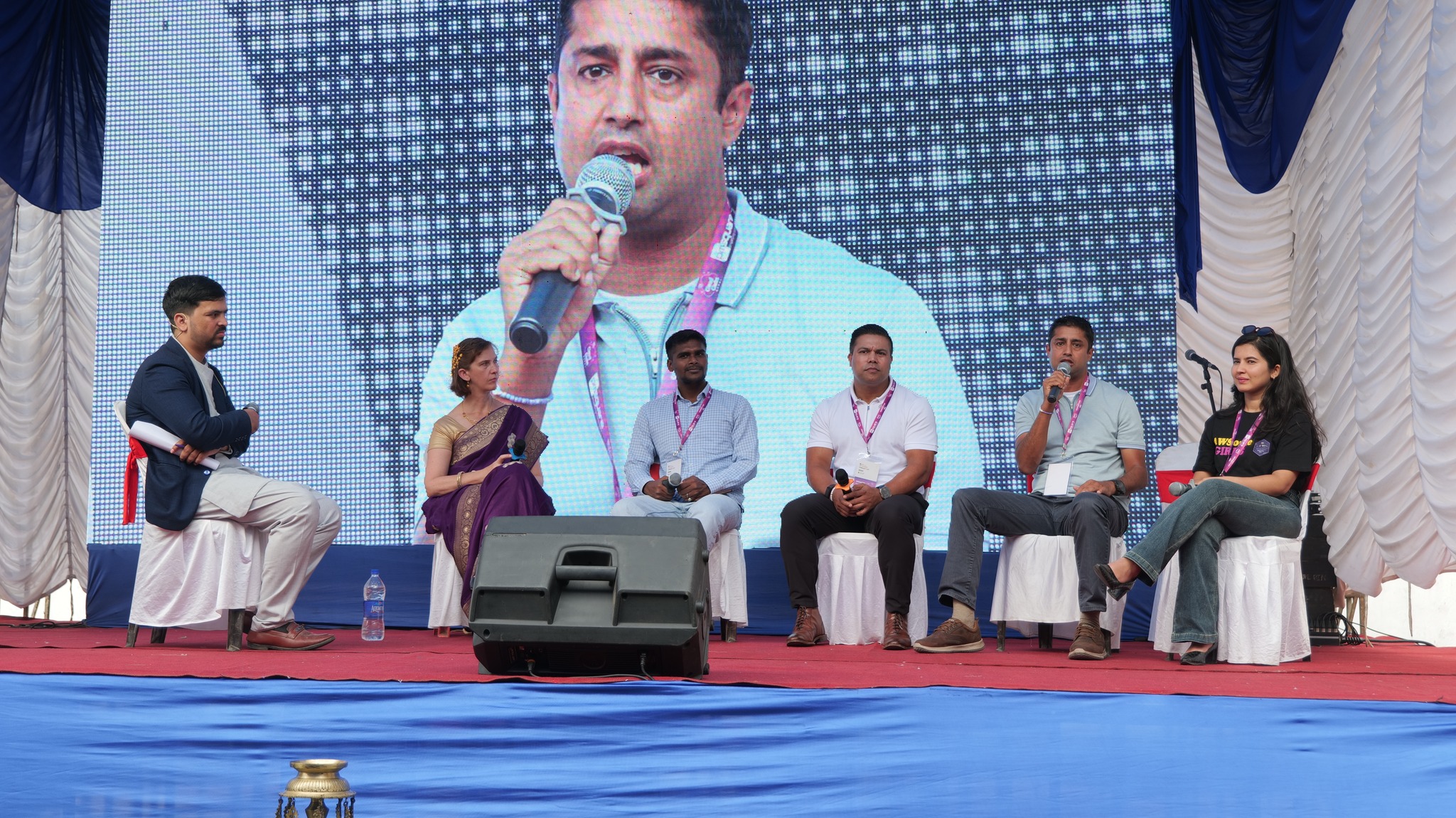 Panel discussion on AWS Student Community Day 2024